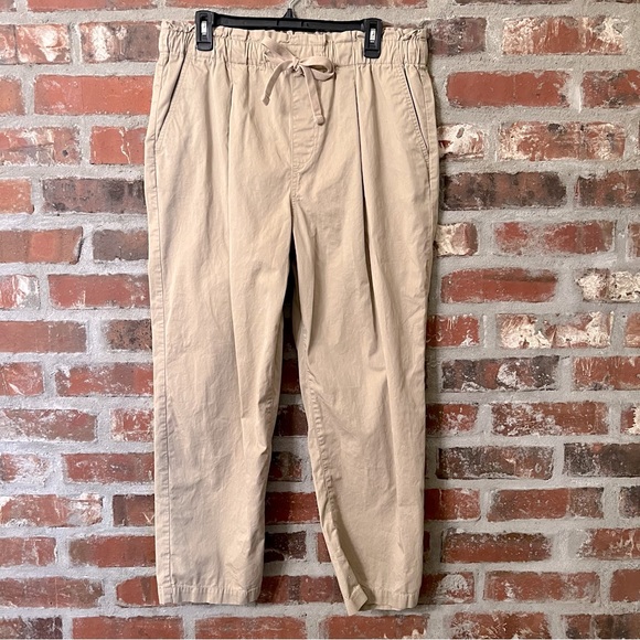 LOFT Pants - Loft Emory Paper Bag Pants in Khaki
